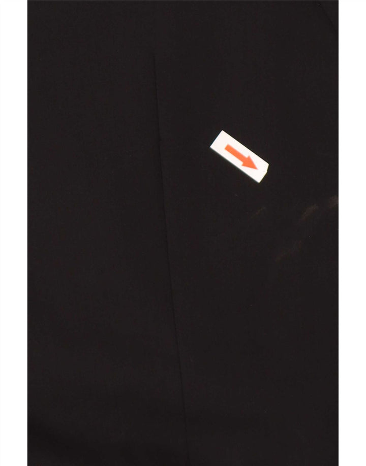 Pierre Cardin Chaqueta Blazer de 2 Botones para Hombre UK 38 Mediana Lana Negra