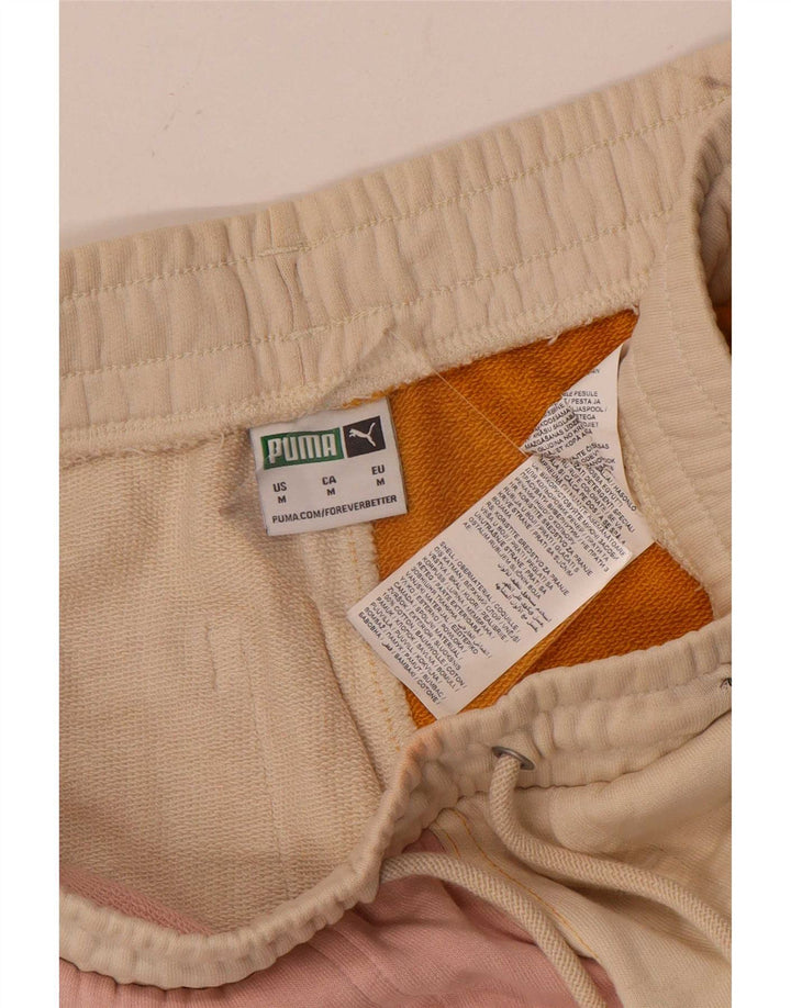 Puma Mens Sport Shorts Medium Multicoloured Colourblock Cotton