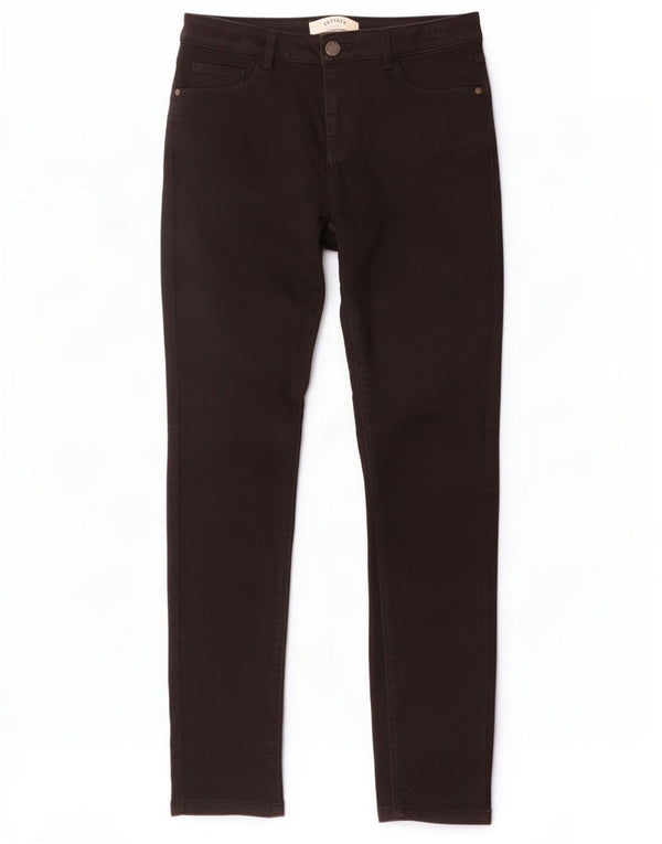 Fat Face Jegging Skinny Jeans para Mujer UK 12 Medium W30 L29 Algodón Negro