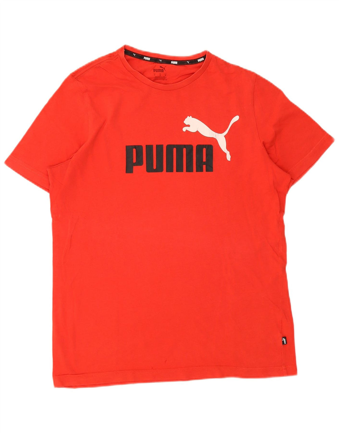 Puma Mens Graphic T-Shirt Top Medium Red