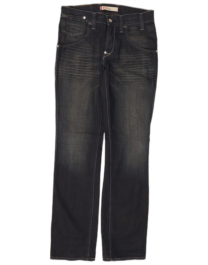 LEVI'S Jeans da uomo 511 slim W33 L34 cotone blu navy