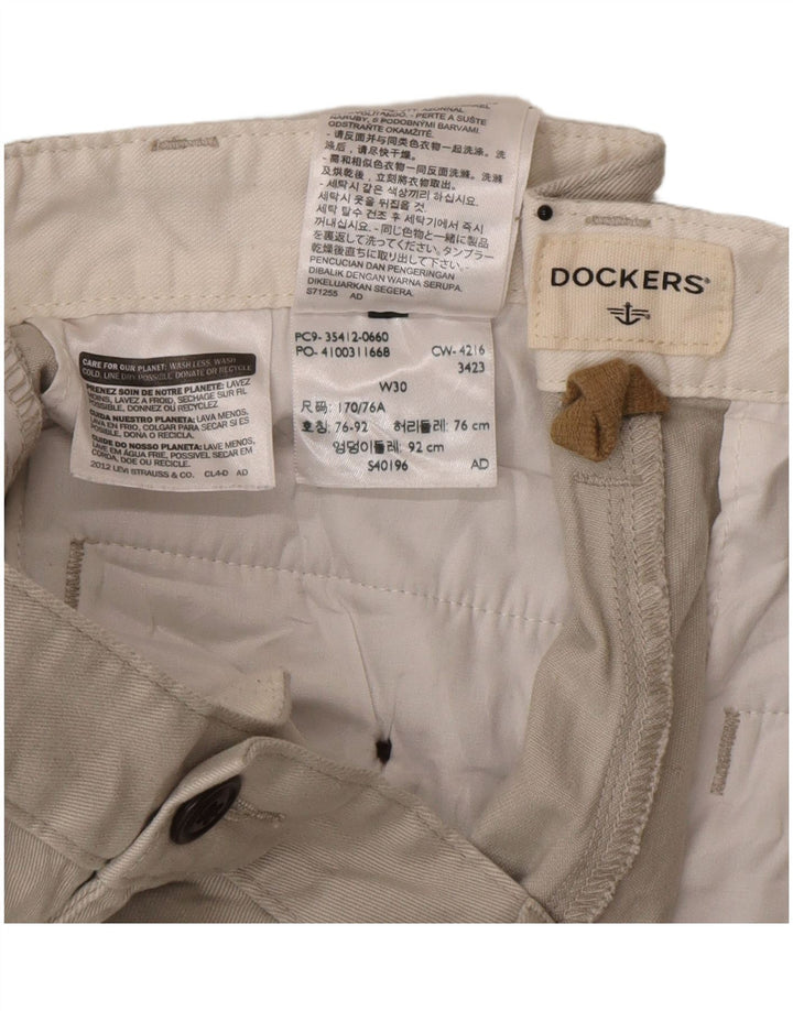 Dockers Herre Cargo Shorts W30 Medium Beige Bomuld