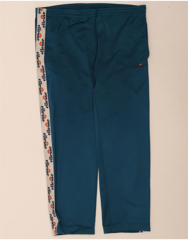 Pantaloni de trening grafic pentru bărbați Ellesse XL, albastru, poliester color bloc