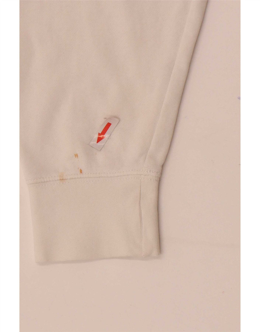 Nike Mens Hoodie Jumper Medium White Cotton