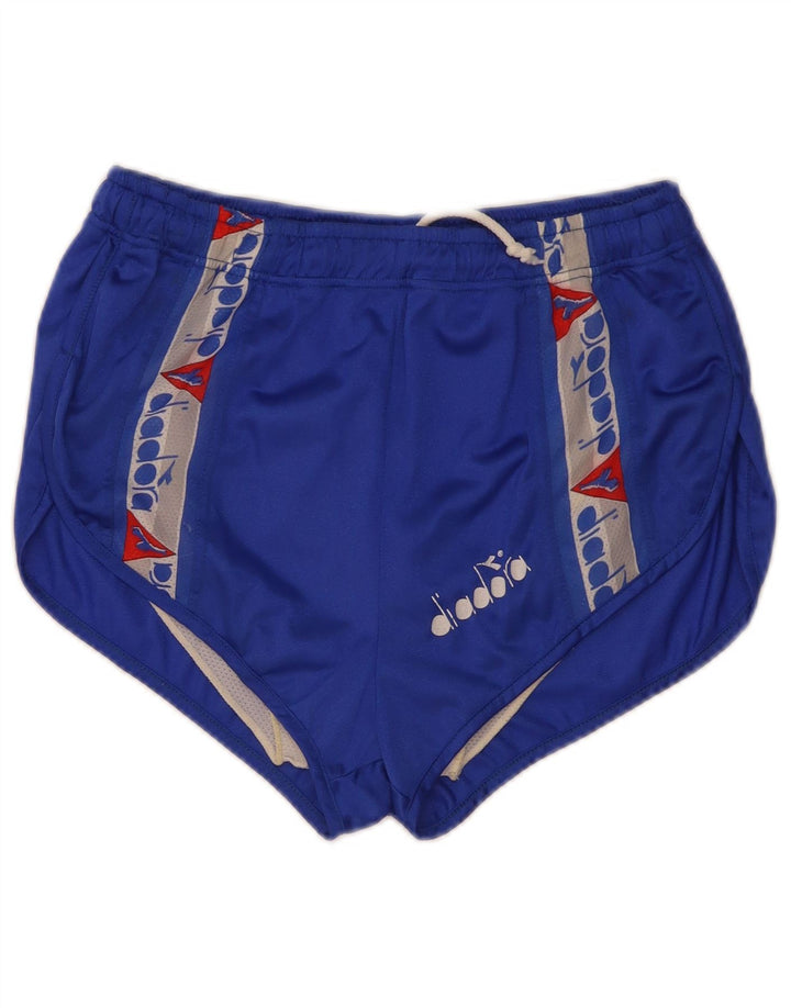 Diadora Mens Graphic Swimming Shorts Medium Blue Colourblock Polyamide