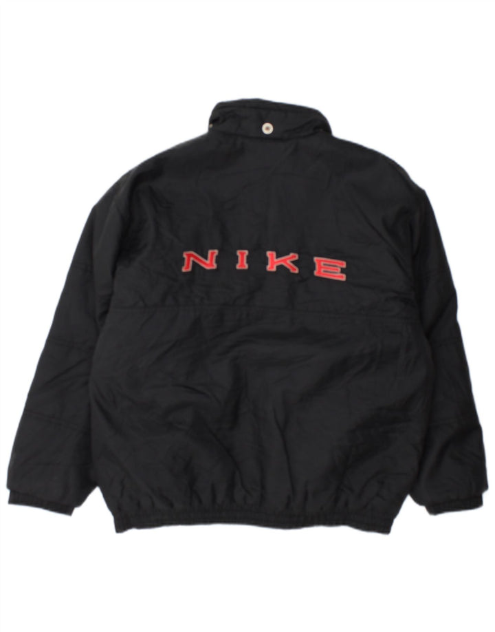 Nike Boys Graphic Padded Jacket 12-13 Years Large Black Nylon