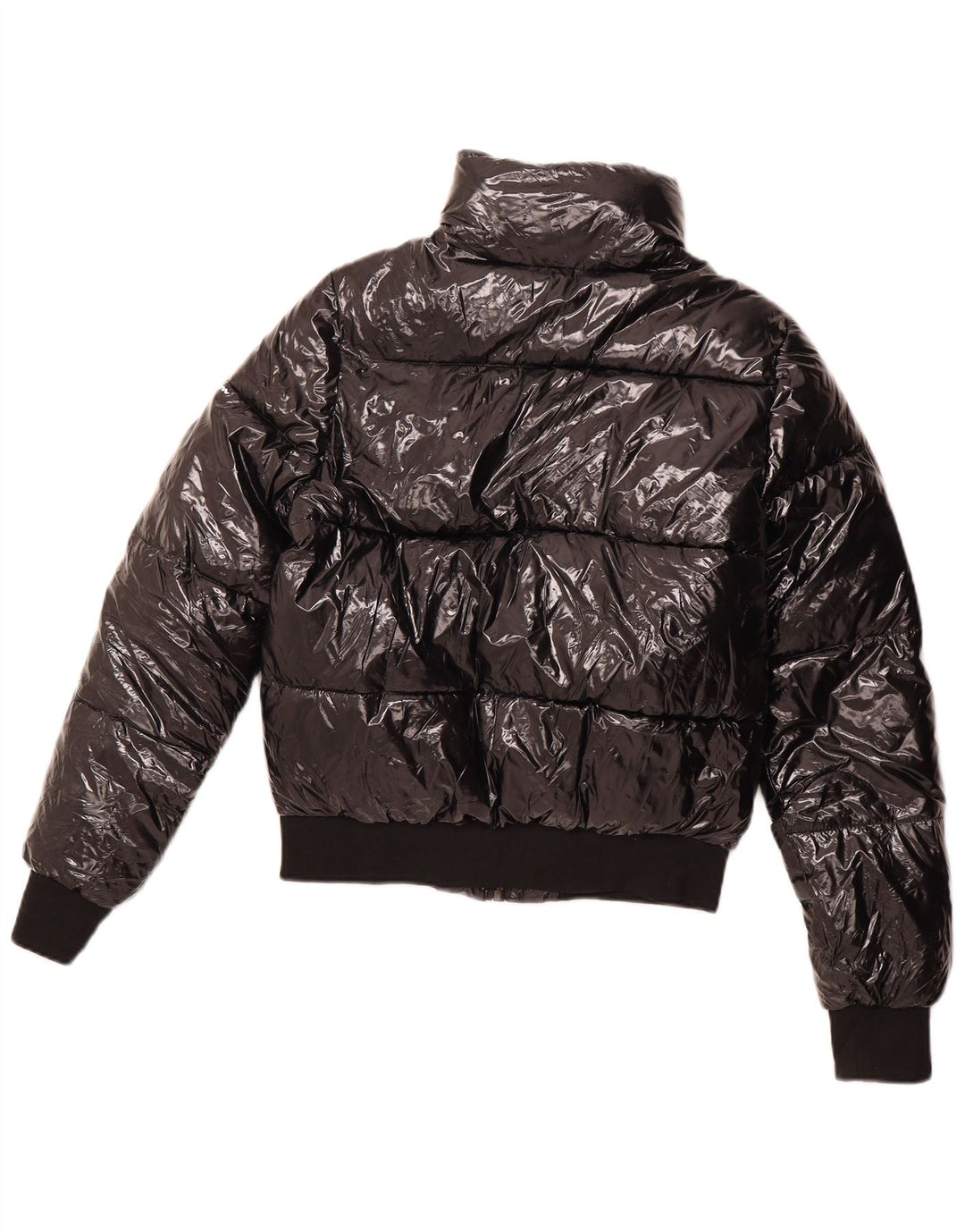 CHAMPION Womens Oversized Padded Jacket UK 10 Small Black Polyamide