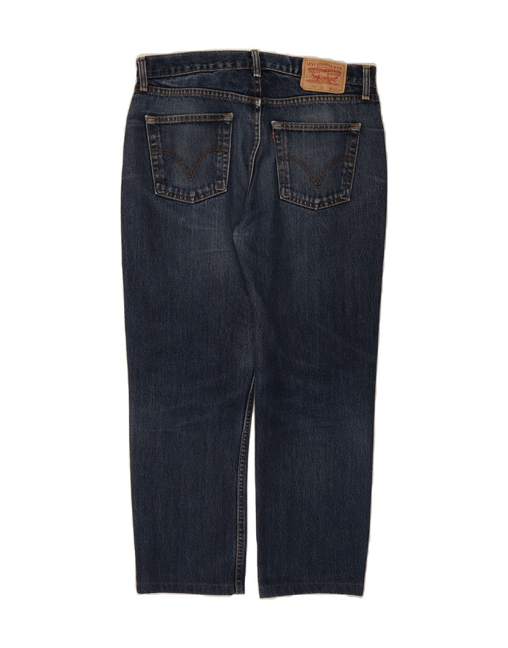 LEVI'S Mens 751 Straight Jeans W34 L27 Blue Cotton Vintage Levi's and Second-Hand Levi's from Messina Hembry 