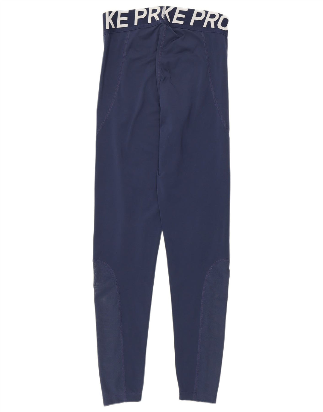 Leggings grafici Nike Dri Fit da donna UK 12 medio poliestere blu navy