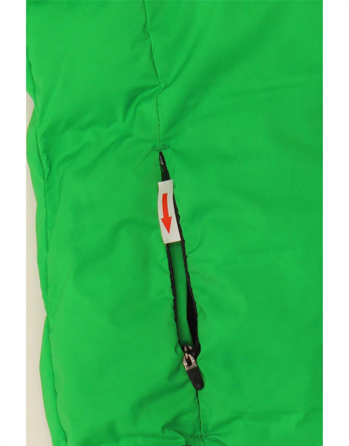 Superdry Veste matelassée à capuche pour femme UK 8 Small Vert Polyester