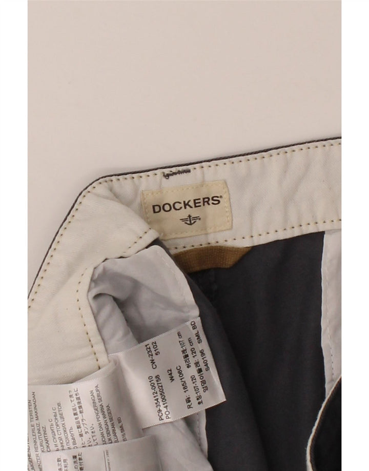 DOCKERS Mens Cargo Shorts W42 2XL Navy Blue Cotton Vintage Dockers and Second-Hand Dockers from Messina Hembry 