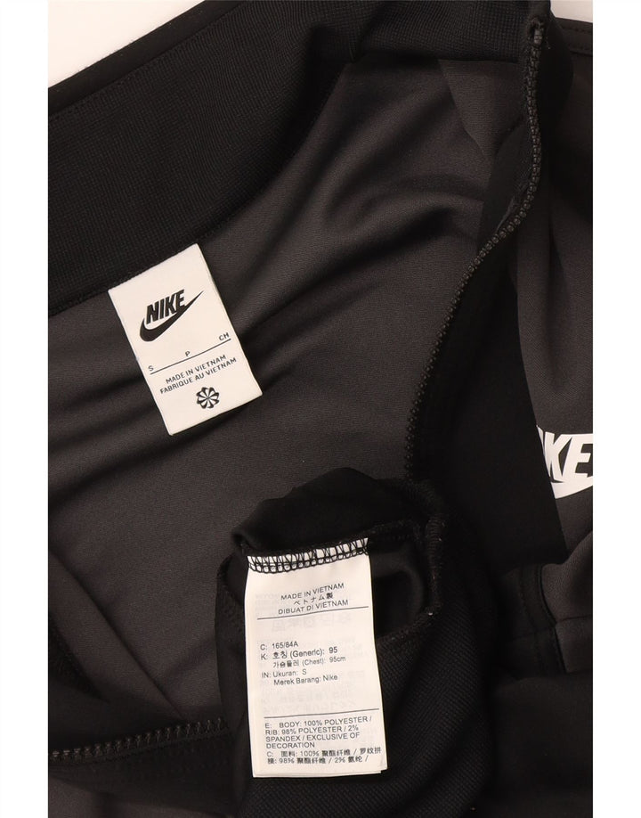 Giacca da ginnastica grafica Nike da uomo, piccola, in poliestere color block grigio