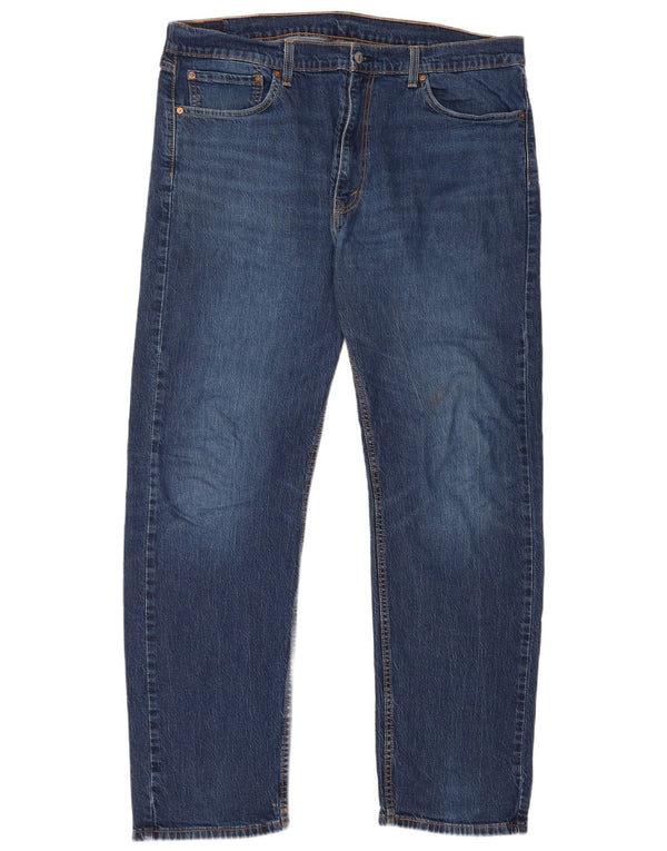 Levi's Mens 505 Straight Jeans W40 L22 Μπλε Βαμβακερό