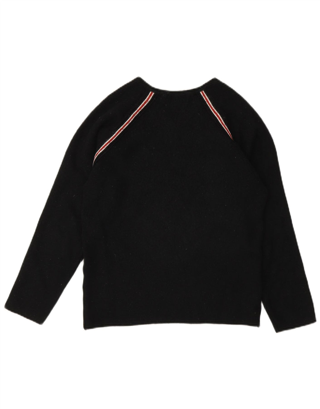 Marks & Spencer Womens V-Neck Jumper Sweater UK 8 Small Black