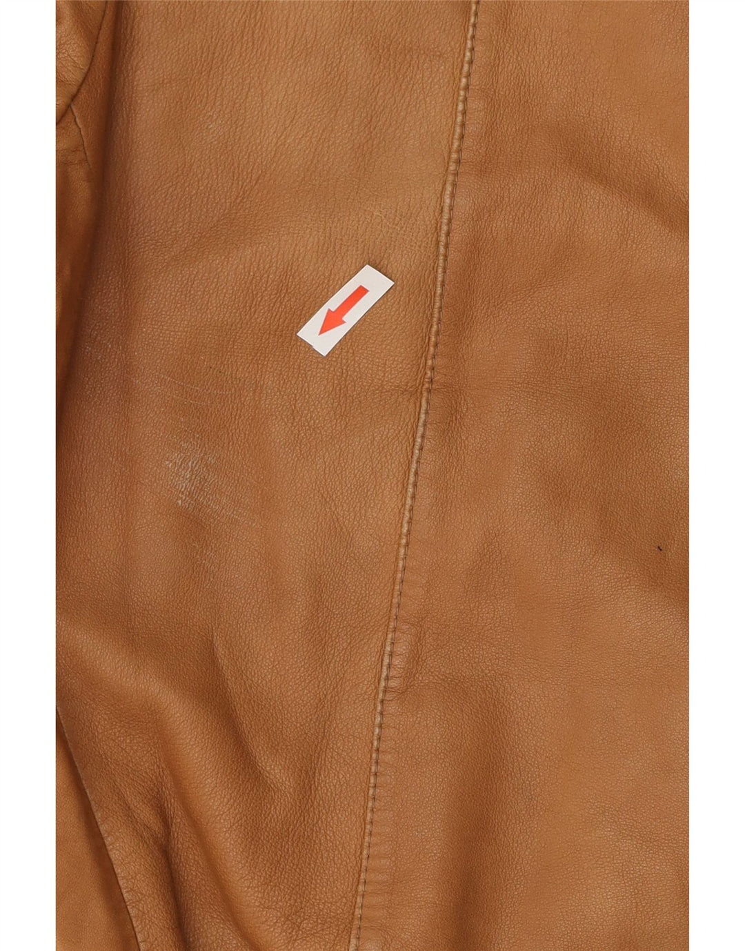 Vintage Mens Leather Jacket IT 54 2XL Brown