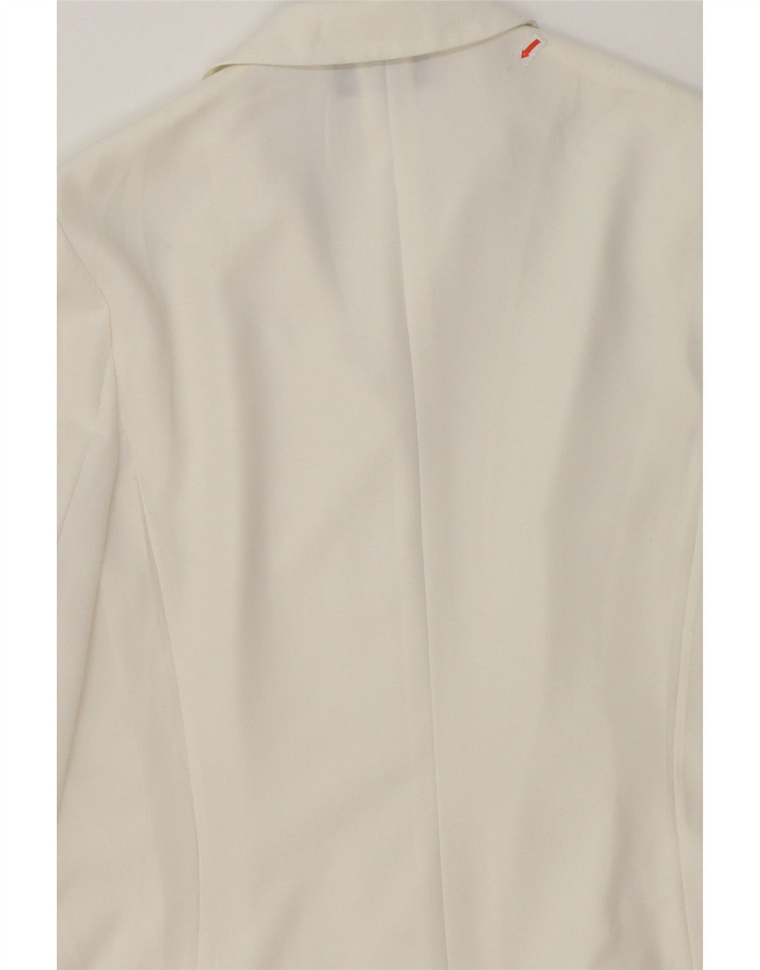 VINTAGE Womens 4 Button Blazer Jacket UK 12 Medium White Vintage Vintage and Second-Hand Vintage from Messina Hembry 