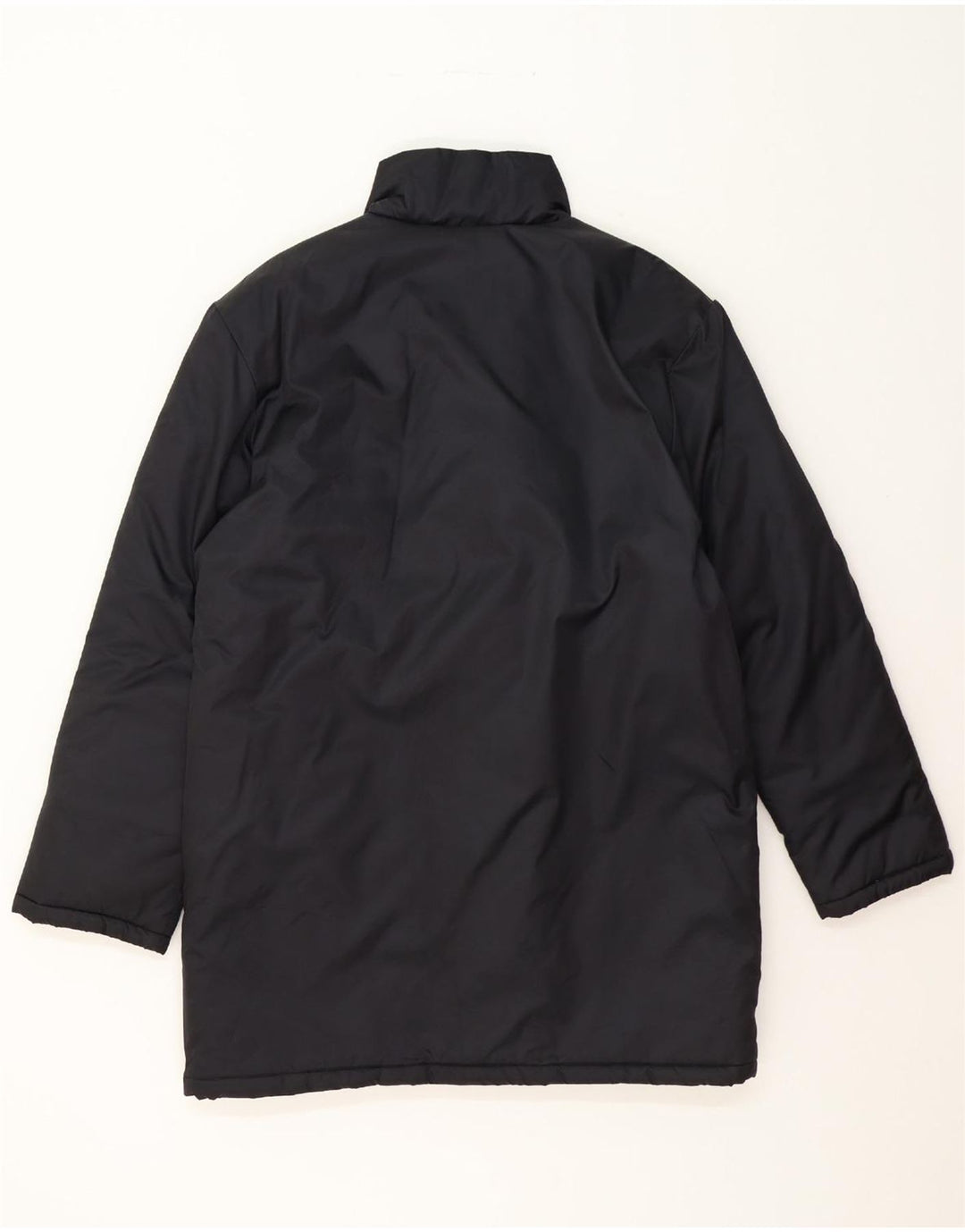ADIDAS Mens Italia Windbreaker Coat UK 38/40 Medium Black Polyester Vintage Adidas and Second-Hand Adidas from Messina Hembry 