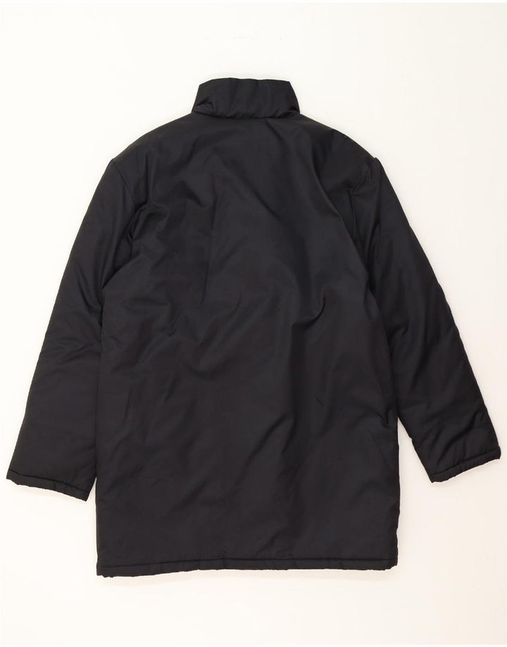ADIDAS Mens Italia Windbreaker Coat UK 38/40 Medium Black Polyester Vintage Adidas and Second-Hand Adidas from Messina Hembry 