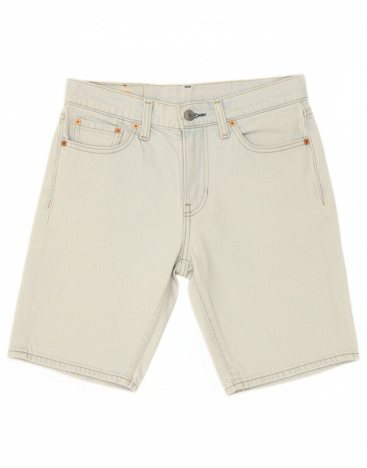 LEVI'S Mens 511 Denim Shorts W29 Small Blue Cotton