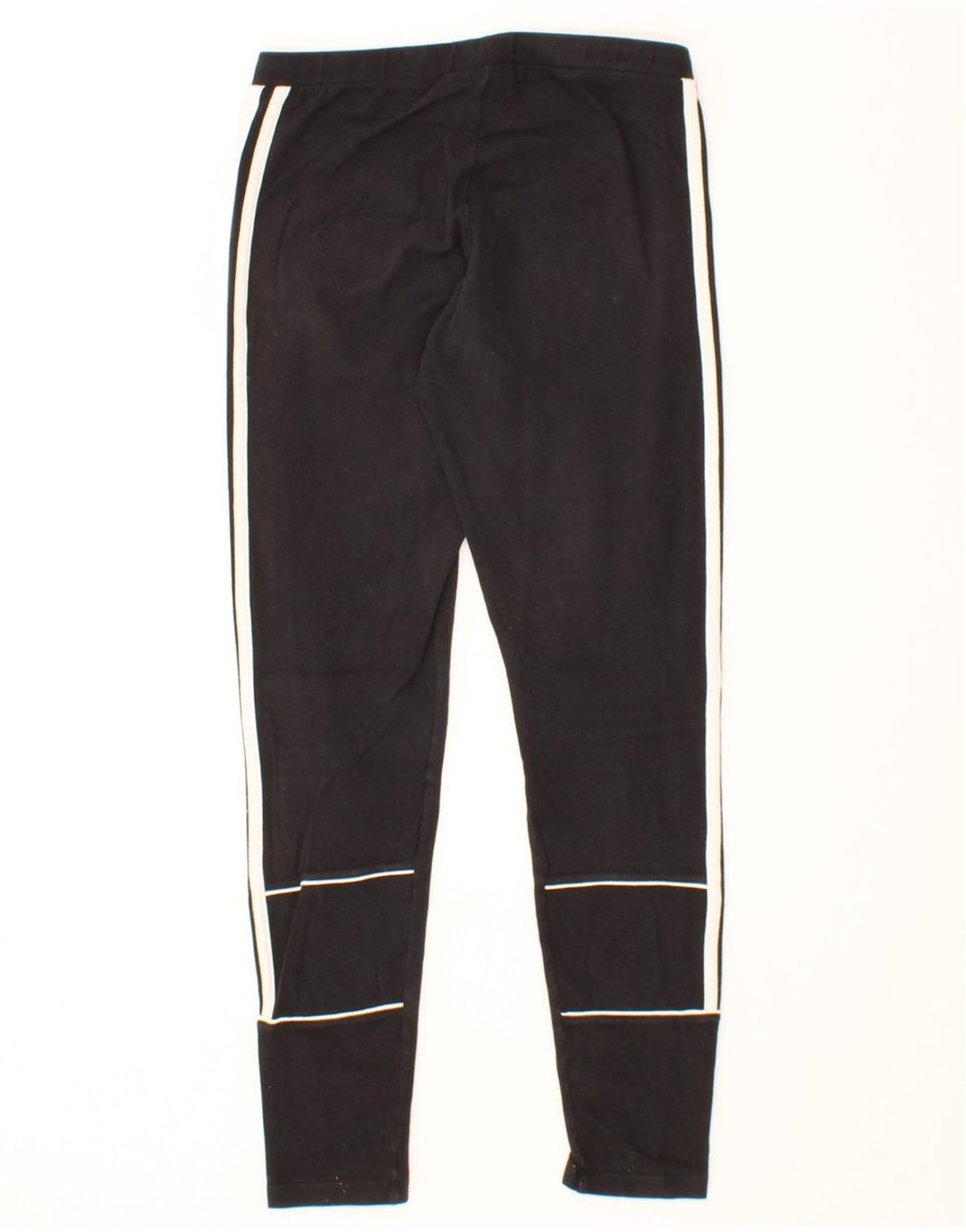 ADIDAS Womens Leggings UK 8 Small Black Cotton Vintage Adidas and Second-Hand Adidas from Messina Hembry 