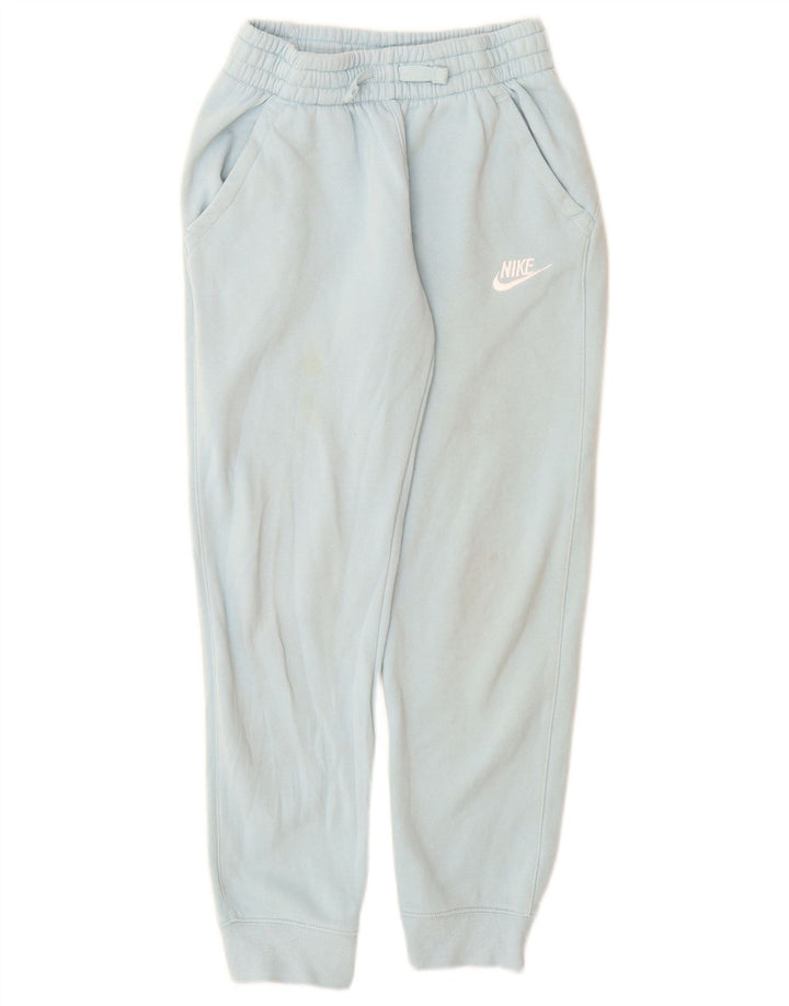 NIKE Boys Full Tracksuit 10-11 Years Medium Blue Cotton