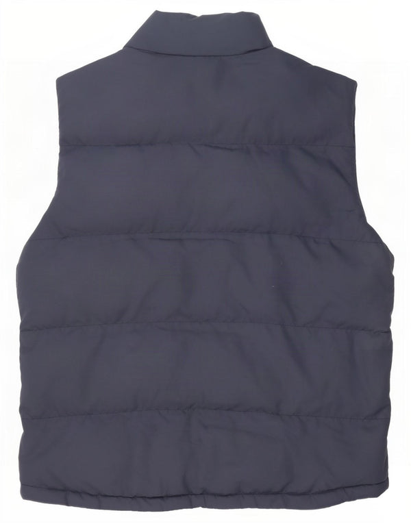 Besætningstøj Dame Polstret Gilet UK 12 Medium Navy Blue Polyester