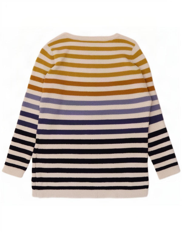 Joules Womens Boat Neck Jumper Sweater UK 8 Small Multicoloured Striped