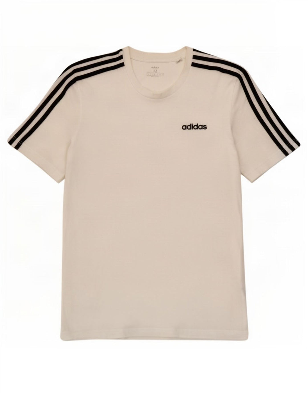 Ανδρικό T-Shirt Adidas Τοπ μεσαίο λευκό βαμβακερό