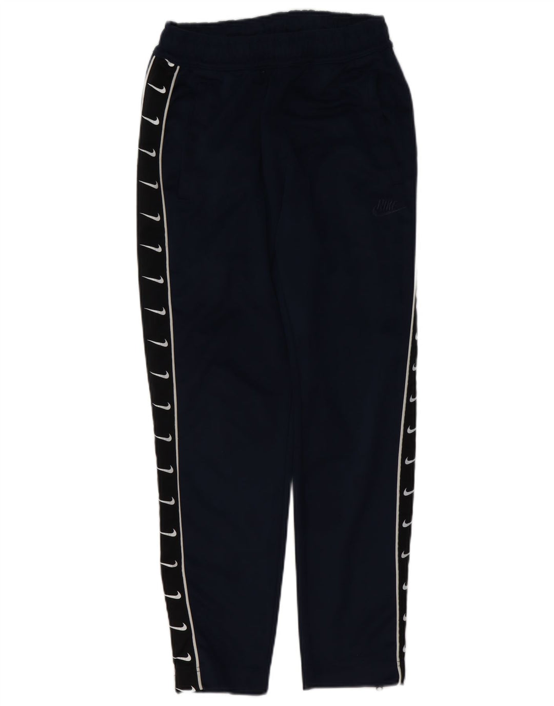 Nike Mens Graphic Tracksuit Trousers Joggers Small  Navy Blue Polyester