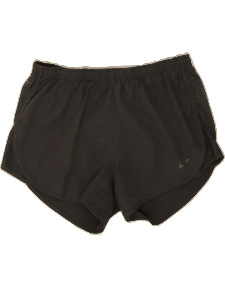 NIKE Womens Dri Fit Sport Shorts UK 10 Small  Grey Polyester Vintage Nike and Second-Hand Nike from Messina Hembry 