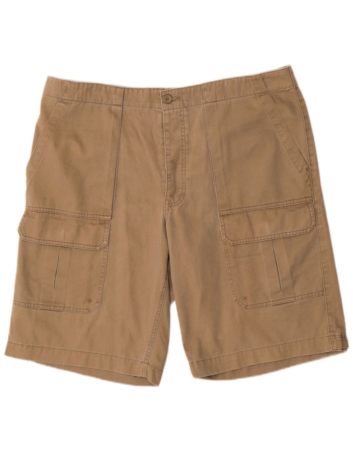 Marks & Spencer Mens Cargo Shorts XL W40  Beige Cotton