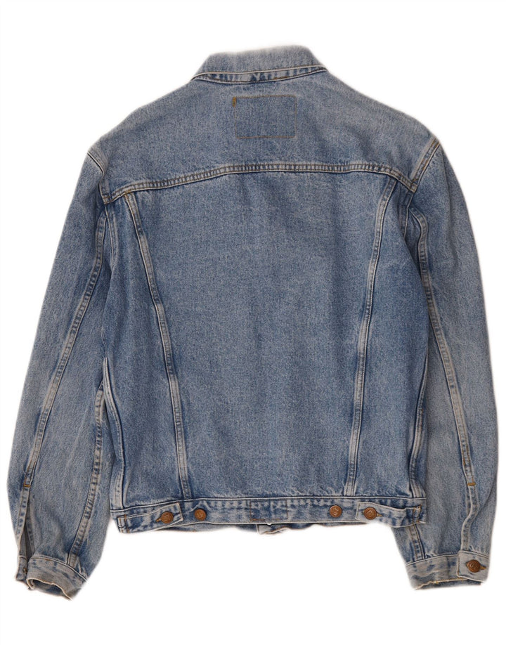 Vintage Herren Jeansjacke UK 38 Mittelblaue Baumwolle