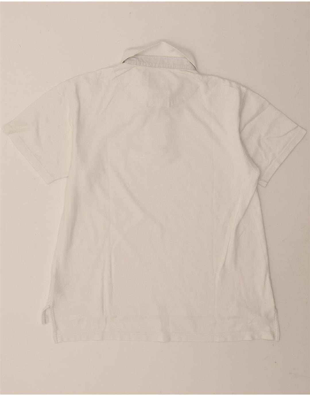 Slam Mens Polo Shirt Large White Cotton
