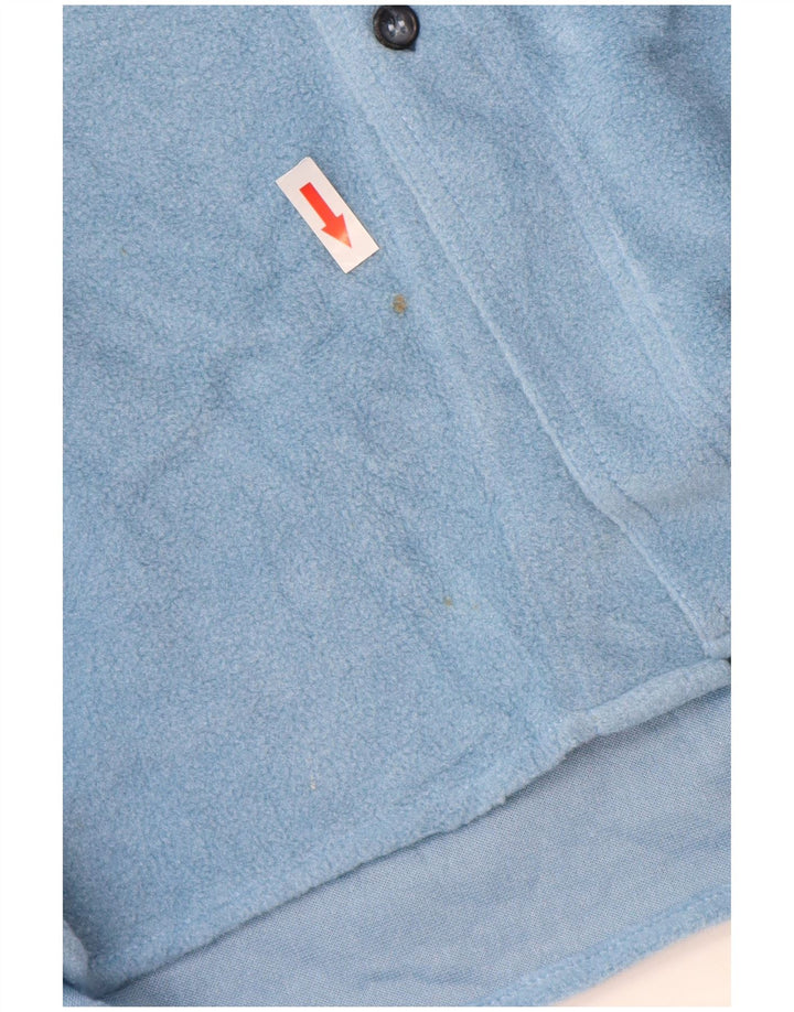 FILA Chemise polaire homme IT 52/54 Large Bleu Polyester