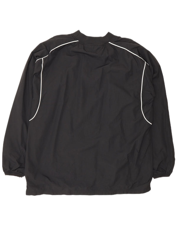 Canterbury Herren-Pullover-Trainingsanzugoberteil XL aus schwarzem Nylon