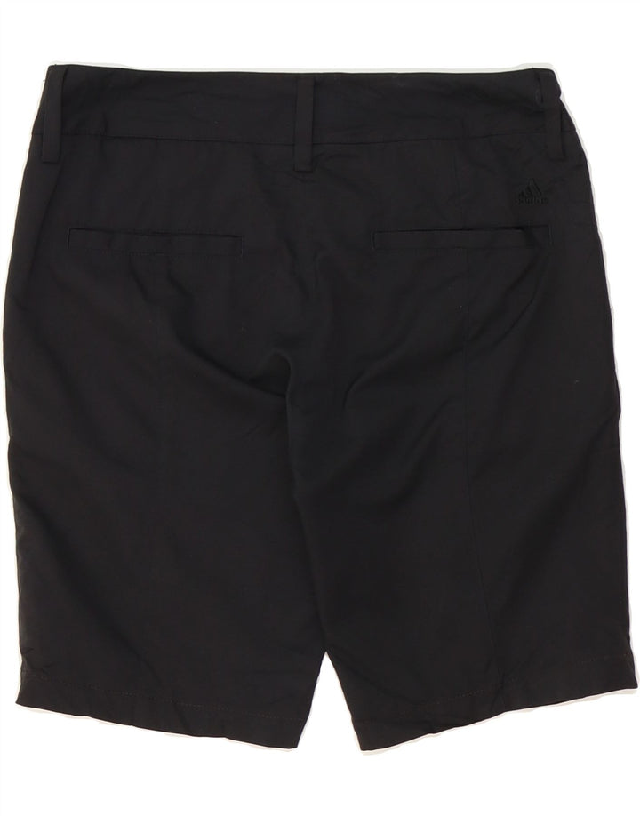 ADIDAS Womens Climalite Chino Shorts UK 4 Small W32  Black Polyester Vintage Adidas and Second-Hand Adidas from Messina Hembry 