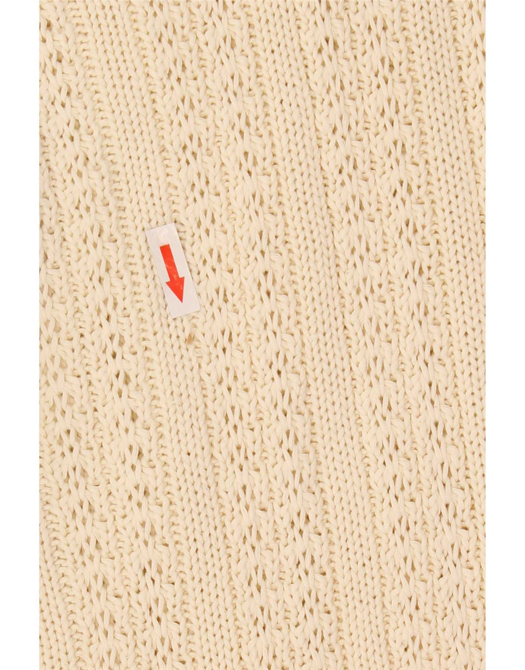 Allison Wingate Mens Roll Neck Jumper Sweater Large Off White Cotton