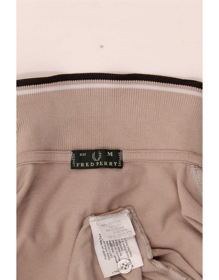Fred Perry Womens Polo Shirt UK 12 Medium Grey Cotton