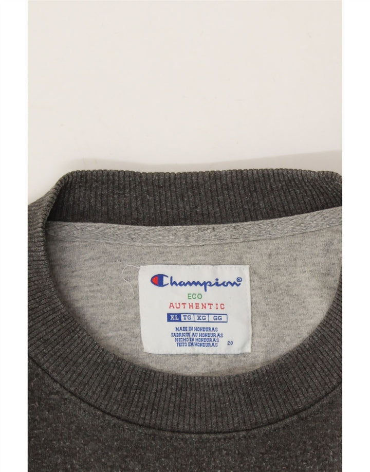 CHAMPION Mens Sweatshirt Jumper XL Grey Cotton Vintage Champion and Second-Hand Champion from Messina Hembry 