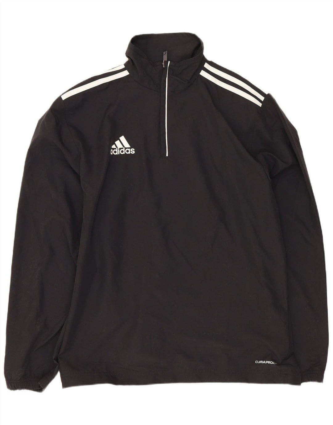 Adidas Clima Proof Jersey Chándal Top para Hombre UK 34/36 Small Negro
