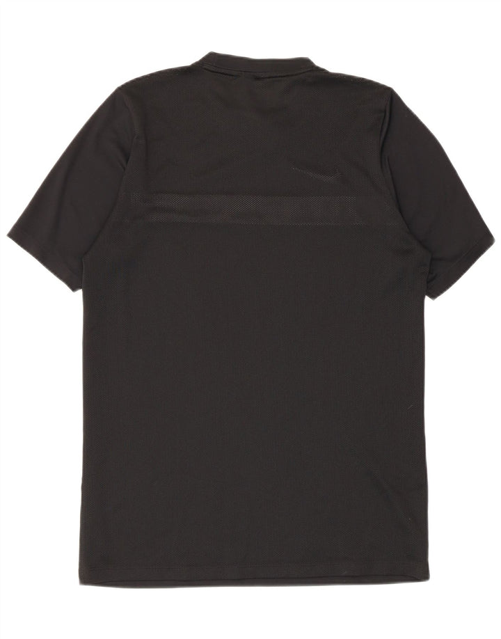 Nike Mens Dri Fit T-Shirt Top Medium Black Colourblock