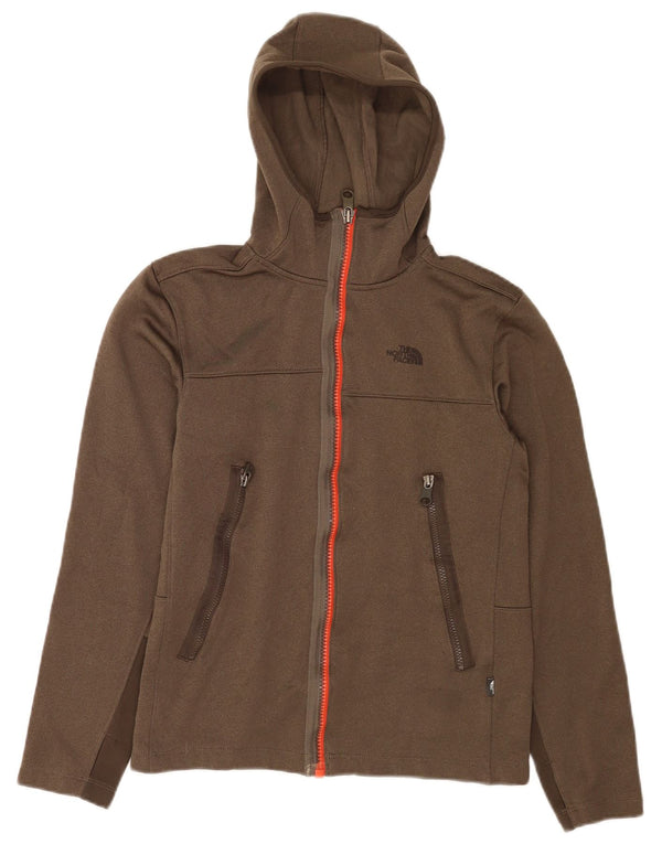 Felpa con cappuccio e zip da donna The North Face UK 10 Small Poliestere kaki