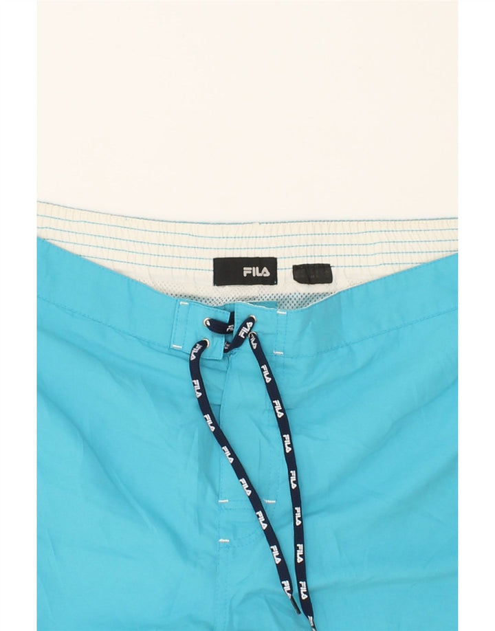 FILA Mens Swimming Shorts XL Blue Vintage Fila and Second-Hand Fila from Messina Hembry 