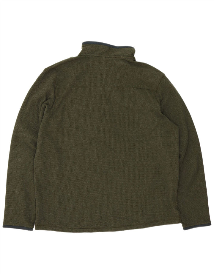 Felpa Rab da uomo con zip e collo maglione XL verde poliestere