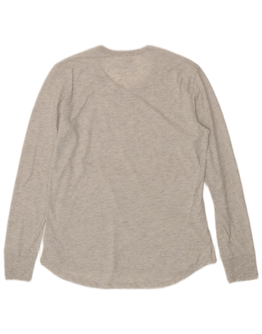 CHAMPION Womens Top Long Sleeve UK 10 Small Grey Flecked Polyester