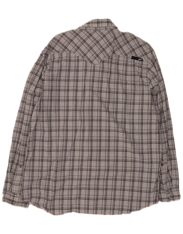 Vans Chemise Homme 2XL Gris Check Coton