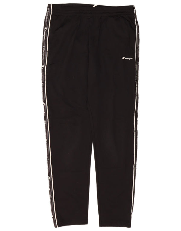 Champion Mens Graphic Tracksuit Trousers XL  Black Polyester