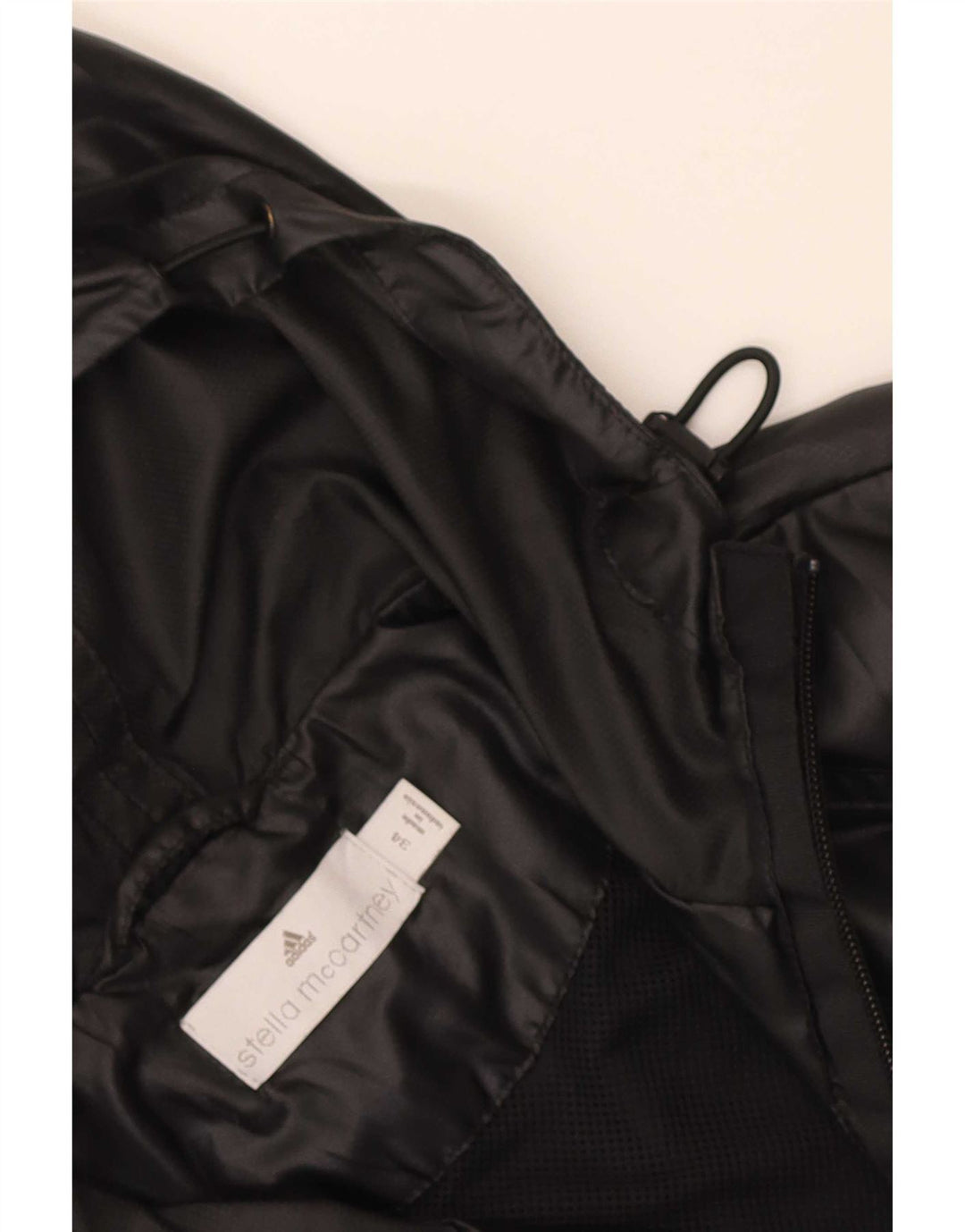Adidas Damen Kapuzen-Regenjacke EU 34 Small Schwarz