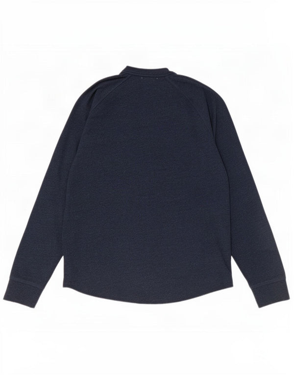 Gap Haut Homme Manches Longues Large Bleu Marine Coton