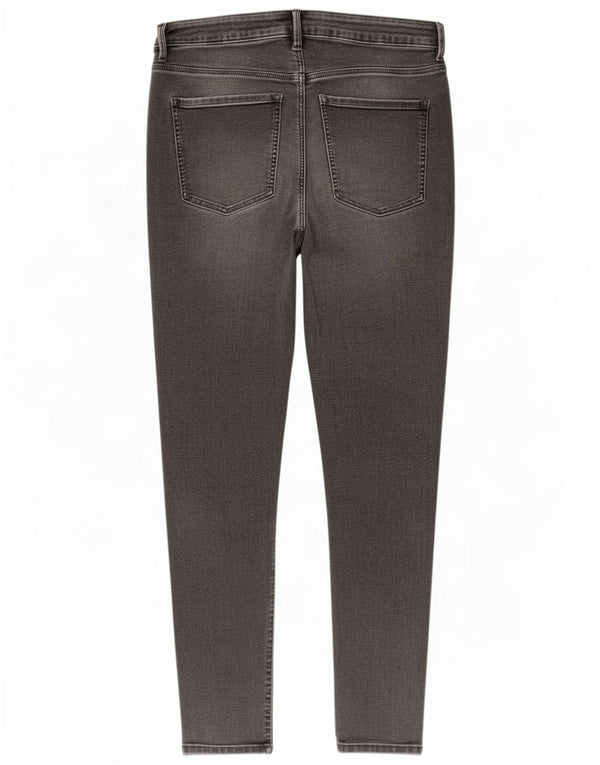 Marks & Spencer Damen Skinny Jeans UK 16 Large W32 L27 Graue Baumwolle